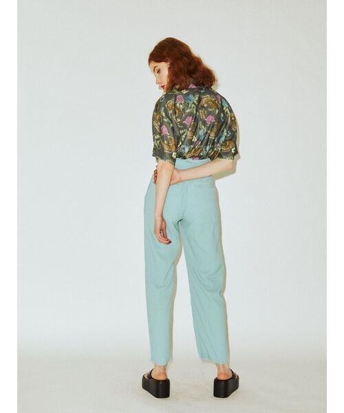 jouetie（ジュエティ）の「ベーシックハイウエストカラーパンツ（その他パンツ・レディース・ブラック/パープル/ブルー/イエロー・MEDIUM）」の6枚目の写真