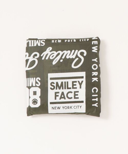GGD(ジージーディー)の「エコバック付きSMILEYFACEスマイル半袖Tシャツ(Tシャツ/カットソー・メンズ・ホワイト系その他2/グレー/ブラック系その他2/ブラック/ホワイト/ピンク/イエロー/ネイビー系1・L/M/LL)」の15枚目の写真