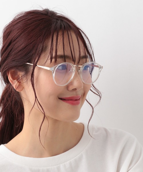 GLOBAL WORK（グローバルワーク）の「UVカットアソートPCメガネ/941340（メガネ・レディース・ブラウン/ブラック/ゴールド・FREE）」の3枚目の写真
