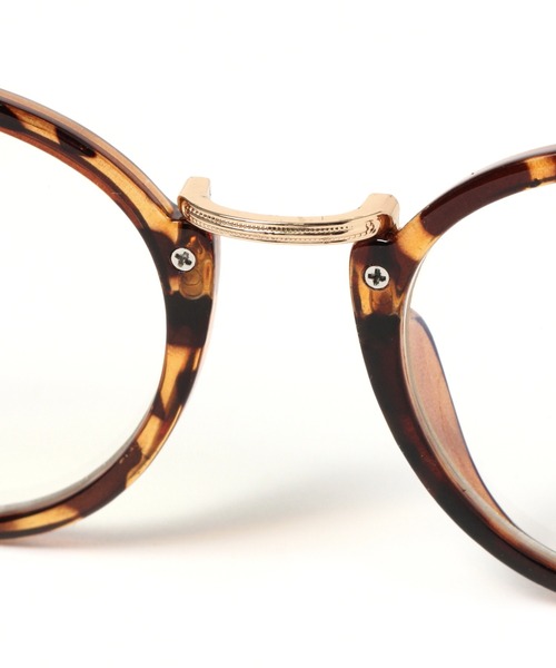 GLOBAL WORK（グローバルワーク）の「UVカットアソートPCメガネ/941340（メガネ・レディース・ブラウン/ブラック/ゴールド・FREE）」の18枚目の写真