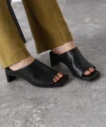 JEANASIS | カバーヒールミヒールュールサンダル/952098(サンダル)