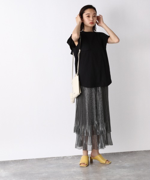 JEANASIS（ジーナシス）の「カバーヒールミヒールュールサンダル/952098（サンダル・レディース・ブラック/イエロー・MEDIUM/LARGE）」の12枚目の写真