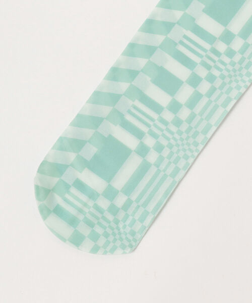 Ray BEAMS（レイビームス）の「Ray BEAMS / オプティカル タイツ（タイツ/ストッキング・レディース・ベージュ/ミント・ONE SIZE）」の5枚目の写真