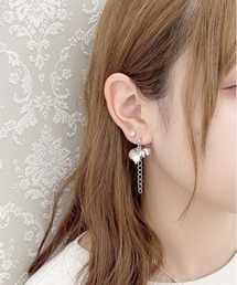 【apres jour×ARIAZ】チェーンボールイヤリング