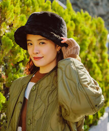 Ray BEAMS | Ray BEAMS /フェイクファー バケット ハット(ハット)