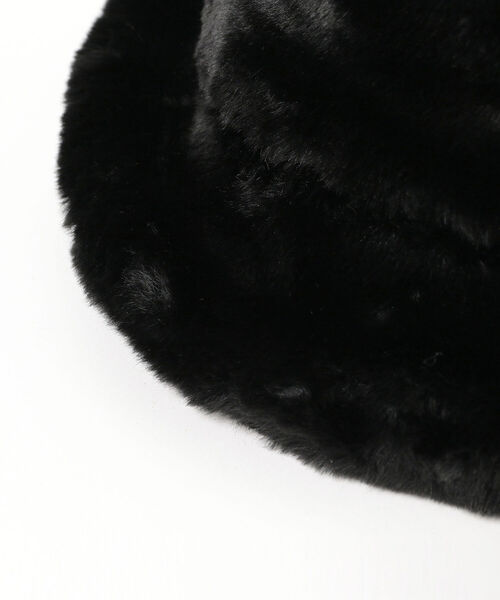 Ray BEAMS(レイビームス)の「Ray BEAMS /フェイクファー バケット ハット(ハット・レディース・ブラック/その他1・ONE SIZE)」の12枚目の写真