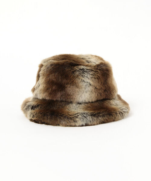 Ray BEAMS(レイビームス)の「Ray BEAMS /フェイクファー バケット ハット(ハット・レディース・ブラック/その他1・ONE SIZE)」の16枚目の写真