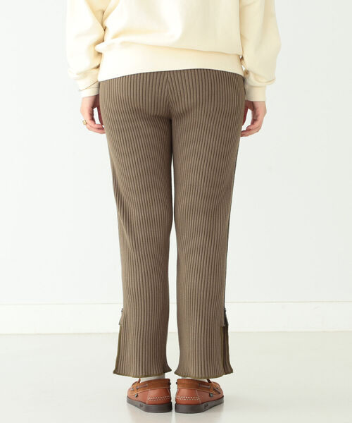 BEAMS BOY(ビームスボーイ)の「BEAMS BOY / ワイド リブ パンツ(その他パンツ・レディース・グレー/オリーブ・1/0)」の9枚目の写真