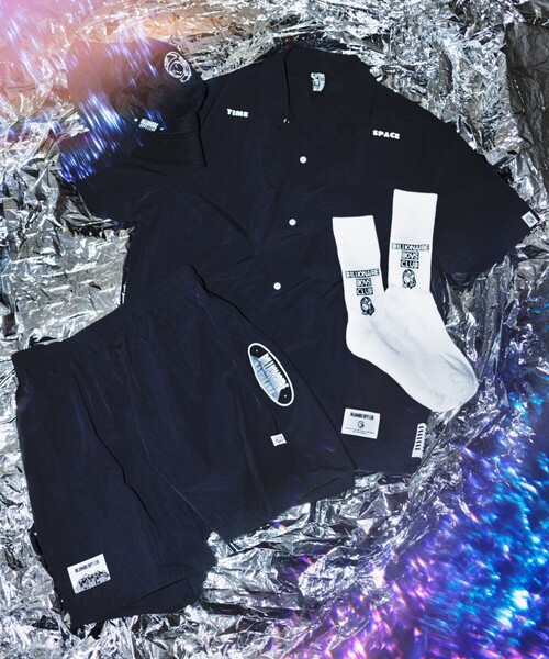 BILLIONAIRE BOYS CLUB(ビリオネア・ボーイズ・クラブ)の「BILLIONAIRE BOYS CLUB/ビリオネア・ボーイズ・クラブ 別注 BBC TOWN GRAPHIC BACK PRINT SHIRT/タウン グラフィック バックプリント 半袖シャツ(シャツ/ブラウス・メンズ・ブラック/ベージュ/モスグリーン・X-LARGE/LARGE/MEDIUM)」の4枚目の写真