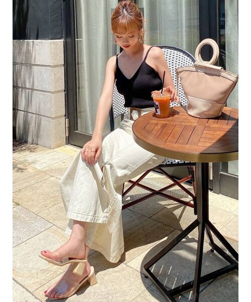 RESEXXY（リゼクシー）の「サークルハンドル切替バッグ（ハンドバッグ・レディース・ブラウン/アイボリー・FREE）」の11枚目の写真