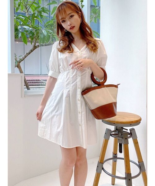 RESEXXY（リゼクシー）の「サークルハンドル切替バッグ（ハンドバッグ・レディース・ブラウン/アイボリー・FREE）」の14枚目の写真