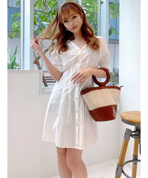 RESEXXY（リゼクシー）の「サークルハンドル切替バッグ（ハンドバッグ・レディース・ブラウン/アイボリー・FREE）」の15枚目の写真