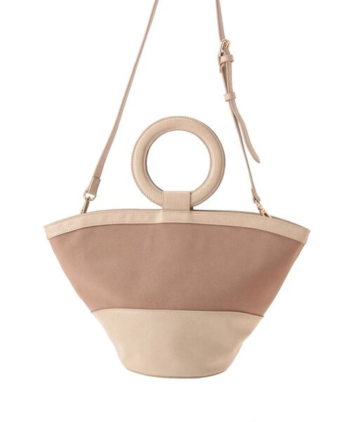 RESEXXY（リゼクシー）の「サークルハンドル切替バッグ（ハンドバッグ・レディース・ブラウン/アイボリー・FREE）」の18枚目の写真