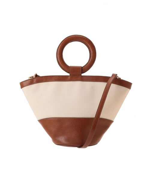 RESEXXY（リゼクシー）の「サークルハンドル切替バッグ（ハンドバッグ・レディース・ブラウン/アイボリー・FREE）」の22枚目の写真