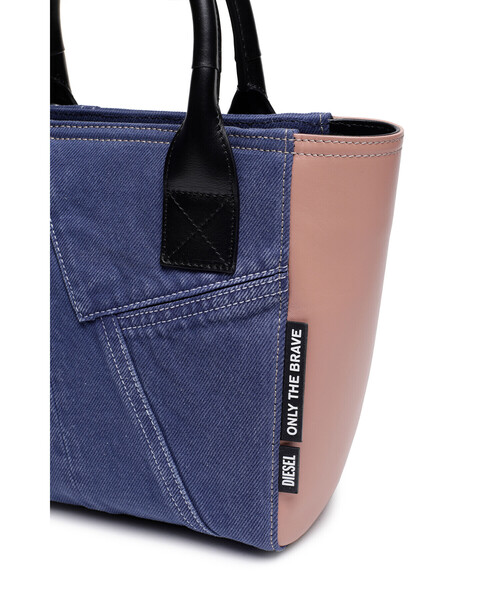 DIESEL（ディーゼル）の「レディース デニムパッチワーク トートバッグXS（トートバッグ・レディース・ブルー・UNI）」の10枚目の写真