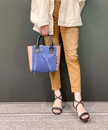 DIESEL | レディース デニムパッチワーク トートバッグXS(トートバッグ)