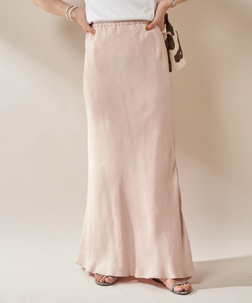 SHENERY（シーナリー）の「フィブリルツイルマーメイドスカート（スカート・レディース・ボルドー/ラベンダー/ライトピンク・38/36）」の16枚目の写真