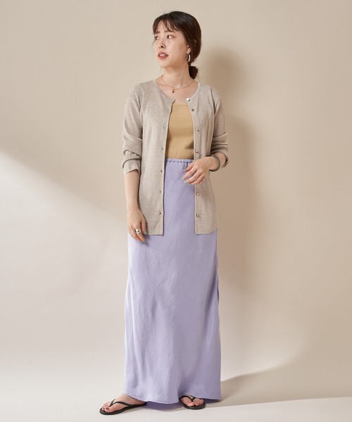 SHENERY（シーナリー）の「フィブリルツイルマーメイドスカート（スカート・レディース・ボルドー/ラベンダー/ライトピンク・38/36）」の9枚目の写真