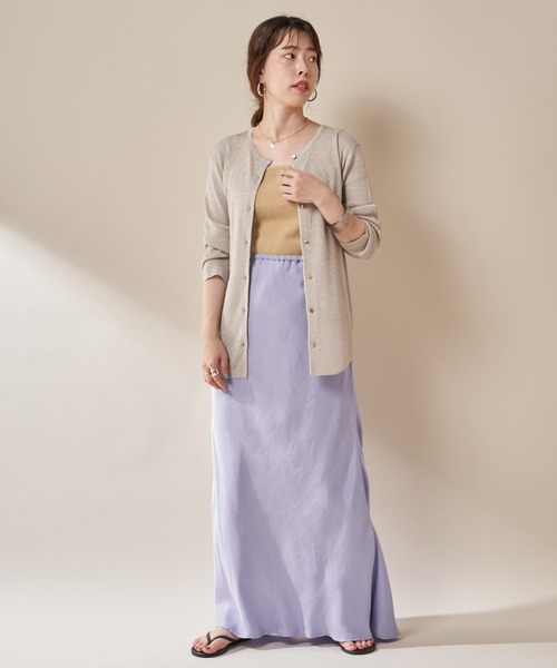 SHENERY（シーナリー）の「フィブリルツイルマーメイドスカート（スカート・レディース・ボルドー/ラベンダー/ライトピンク・38/36）」の11枚目の写真