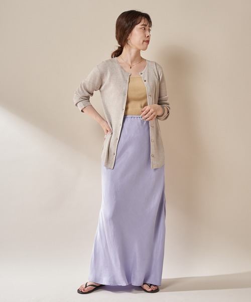 SHENERY（シーナリー）の「フィブリルツイルマーメイドスカート（スカート・レディース・ボルドー/ラベンダー/ライトピンク・38/36）」の12枚目の写真