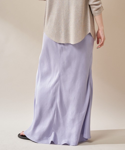 SHENERY（シーナリー）の「フィブリルツイルマーメイドスカート（スカート・レディース・ボルドー/ラベンダー/ライトピンク・38/36）」の7枚目の写真