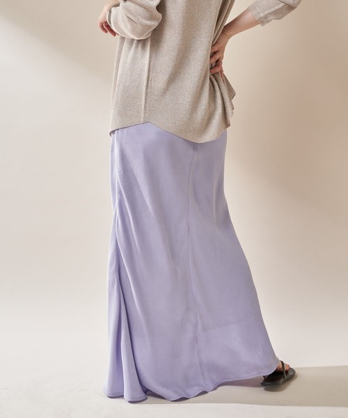 SHENERY（シーナリー）の「フィブリルツイルマーメイドスカート（スカート・レディース・ボルドー/ラベンダー/ライトピンク・38/36）」の8枚目の写真