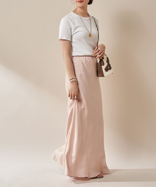 SHENERY（シーナリー）の「フィブリルツイルマーメイドスカート（スカート・レディース・ボルドー/ラベンダー/ライトピンク・38/36）」の21枚目の写真