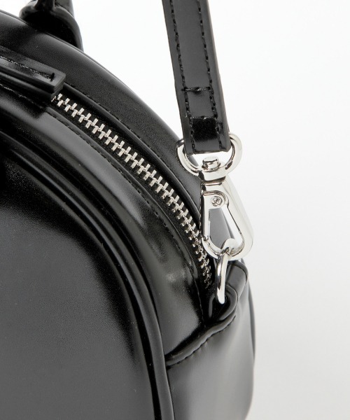 LOWRYS FARM(ローリーズファーム)の「2WAYミニボストンバッグ 958286(ボストンバッグ・レディース・ブラック/ダークブラウン/アイボリー・FREE)」の13枚目の写真