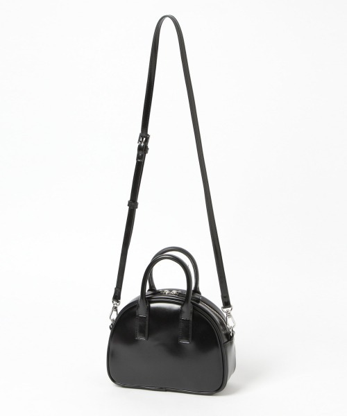 LOWRYS FARM(ローリーズファーム)の「2WAYミニボストンバッグ 958286(ボストンバッグ・レディース・ブラック/ダークブラウン/アイボリー・FREE)」の5枚目の写真