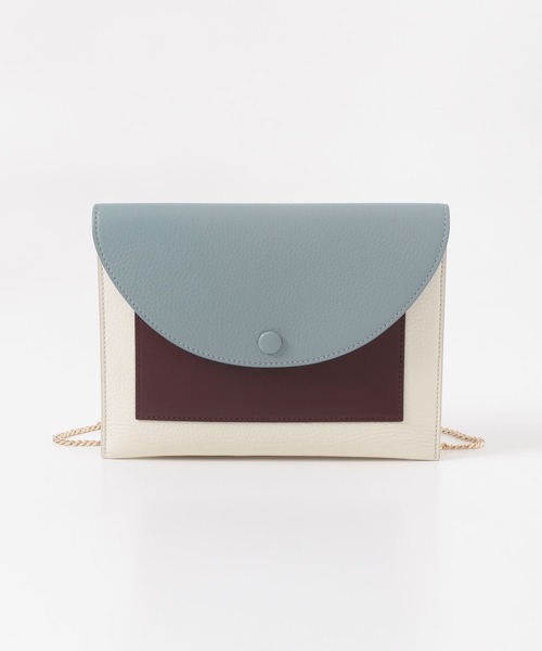 OAD NEW YORK（オーエーディーニューヨーク）の「OAD NEW YORK　ASSEMBLY CHAIN BAG（ショルダーバッグ・レディース・ライトブルー・-）」の3枚目の写真