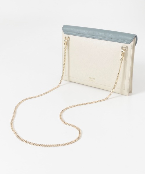 OAD NEW YORK（オーエーディーニューヨーク）の「OAD NEW YORK　ASSEMBLY CHAIN BAG（ショルダーバッグ・レディース・ライトブルー・-）」の4枚目の写真