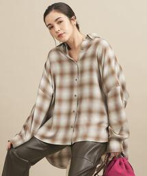 BEAUTY&YOUTH UNITED ARROWS | BY バックギャザーレギュラーカラーシャツ -ウォッシャブル- ∴(シャツ/ブラウス)