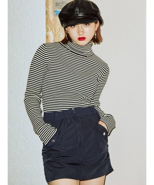 jouetie（ジュエティ）の「MA-1 スカパン（スカート・レディース・ブラック/ボルドー/ネイビー/カーキ・MEDIUM）」の15枚目の写真