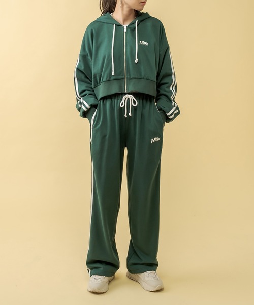 RASVOA(ラスボア)の「【セットアップ着用可】2ラインストレートパンツ(その他パンツ・レディース・グリーン/グレー/ブラック・FREE)」の7枚目の写真