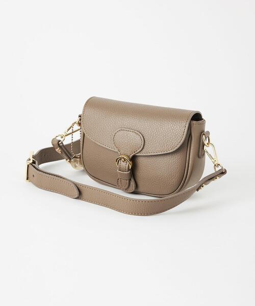 LAURA DI MAGGIO（ローラディマッジオ）の「＜LAURA DI MAGGIO（ラウラ ディ マッジオ）＞ ベルトフラップ ミニ ショルダーバッグ（ショルダーバッグ・レディース・ブラック/モカ/ライトピンク・FREE）」の4枚目の写真