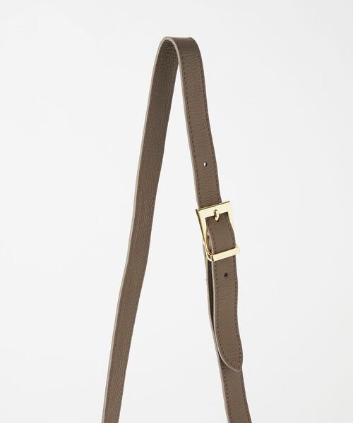 LAURA DI MAGGIO（ローラディマッジオ）の「＜LAURA DI MAGGIO（ラウラ ディ マッジオ）＞ ベルトフラップ ミニ ショルダーバッグ（ショルダーバッグ・レディース・ブラック/モカ/ライトピンク・FREE）」の7枚目の写真