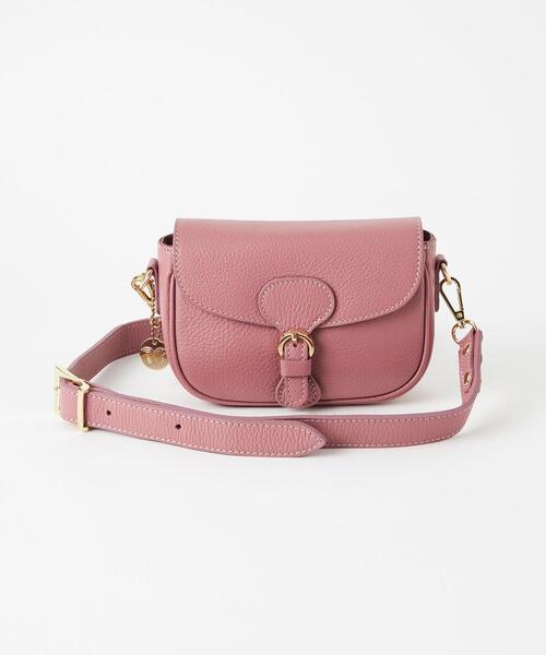 LAURA DI MAGGIO（ローラディマッジオ）の「＜LAURA DI MAGGIO（ラウラ ディ マッジオ）＞ ベルトフラップ ミニ ショルダーバッグ（ショルダーバッグ・レディース・ブラック/モカ/ライトピンク・FREE）」の13枚目の写真