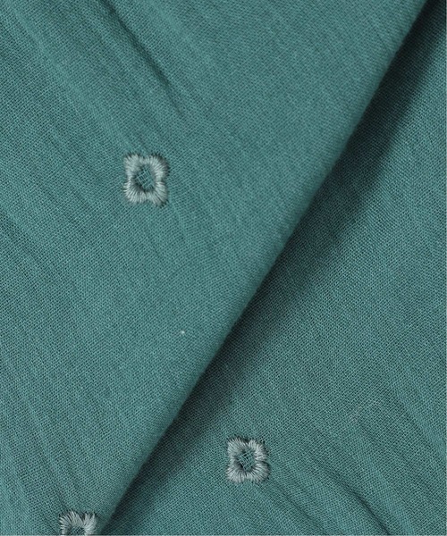 SLOBE IENA(スローブイエナ)の「フラワーエンブロイダリーフレアワンピース【手洗い可能】◆(ワンピース・レディース・ブラック/グリーン・FREE)」の16枚目の写真