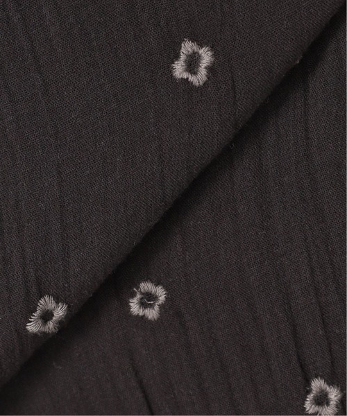 SLOBE IENA(スローブイエナ)の「フラワーエンブロイダリーフレアワンピース【手洗い可能】◆(ワンピース・レディース・ブラック/グリーン・FREE)」の21枚目の写真