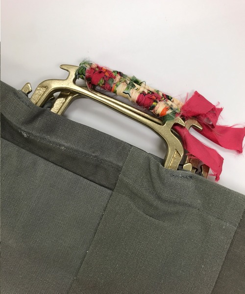 BEARDSLEY（ビアズリー）の「パッチワークトート（トートバッグ・レディース・カーキ・FREE）」の2枚目の写真