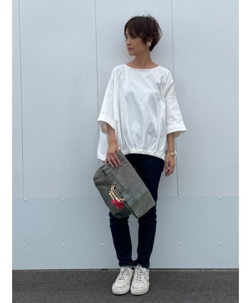 BEARDSLEY（ビアズリー）の「パッチワークトート（トートバッグ・レディース・カーキ・FREE）」の7枚目の写真