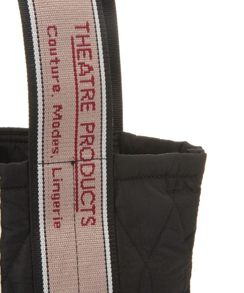 THEATRE PRODUCTS(シアタープロダクツ)の「【THEATRE PRODUCTS(シアタープロダクツ)】キルトトートバッグ(トートバッグ・レディース・ブラック/アイボリー・FREE)」の7枚目の写真