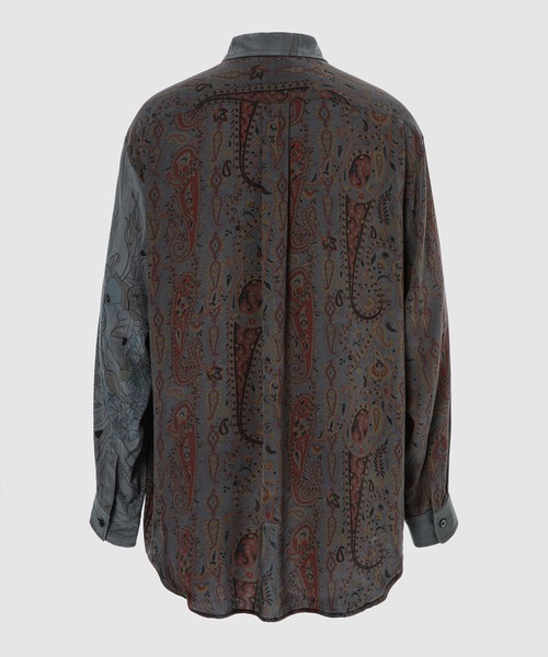 MAGLIANO（マリアーノ）の「SURPLUS FOULARD PATCH SHIRT（シャツ/ブラウス・メンズ・ブラウン系その他/その他/ブルー系その他・S/M）」の4枚目の写真