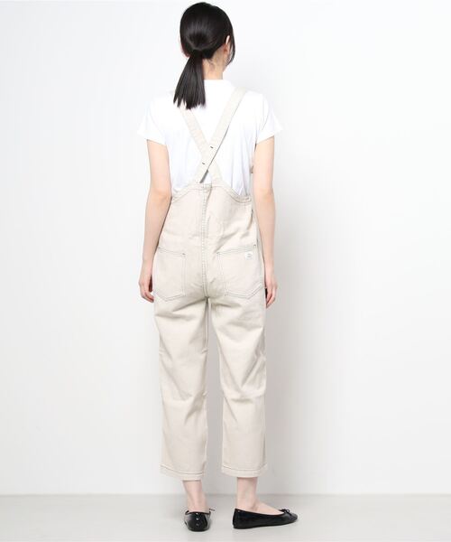 cepo（セポ）の「サロペットパンツ（デニムパンツ・レディース・チャコールグレー/オフホワイト・M）」の6枚目の写真