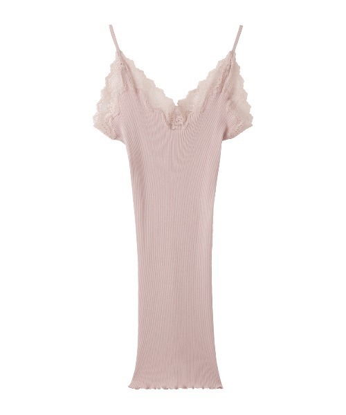 専用　BLAMINK レースコットンキャミソール BLAMINK / ブラミンク | コットンヘムレースキャミソール | 38