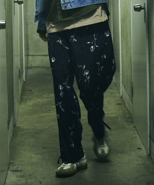 GLOSTER（グロスター）の「【GLOSTER/グロスター】パジャマカンフーパンツ　デニム/ペイズリー/花柄（その他パンツ・メンズ・インディゴブルー/ブラック系その他/グレー系その他・MEDIUM/LARGE）」の6枚目の写真