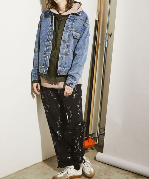 GLOSTER（グロスター）の「【GLOSTER/グロスター】パジャマカンフーパンツ　デニム/ペイズリー/花柄（その他パンツ・メンズ・インディゴブルー/ブラック系その他/グレー系その他・MEDIUM/LARGE）」の18枚目の写真