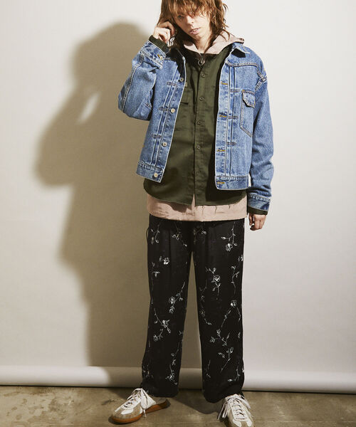 GLOSTER（グロスター）の「【GLOSTER/グロスター】パジャマカンフーパンツ　デニム/ペイズリー/花柄（その他パンツ・メンズ・インディゴブルー/ブラック系その他/グレー系その他・MEDIUM/LARGE）」の8枚目の写真