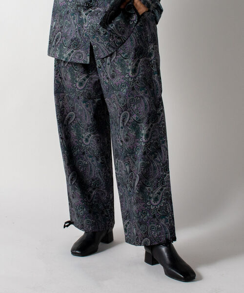 GLOSTER（グロスター）の「【GLOSTER/グロスター】パジャマカンフーパンツ　デニム/ペイズリー/花柄（その他パンツ・メンズ・インディゴブルー/ブラック系その他/グレー系その他・MEDIUM/LARGE）」の17枚目の写真