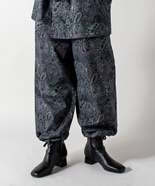 GLOSTER（グロスター）の「【GLOSTER/グロスター】パジャマカンフーパンツ　デニム/ペイズリー/花柄（その他パンツ・メンズ・インディゴブルー/ブラック系その他/グレー系その他・MEDIUM/LARGE）」の11枚目の写真